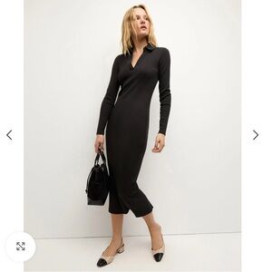 Veronica Beard Black Jaxley Midi Dress - NWT